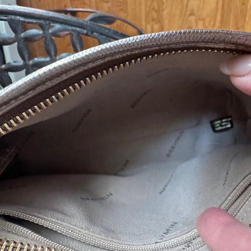 NWOT Brahmin Metallic Melbourne Shoulder Bag - Picture 9 of 13